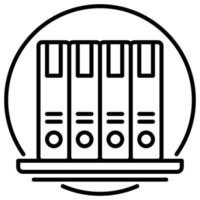 schema icona per libri biblioteca. vettore