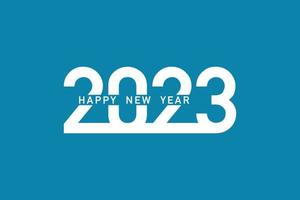 contento nuovo anno - 2023 vettore