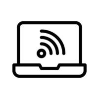 illustrazione vettoriale wifi portatile su uno sfondo. simboli di qualità premium. icone vettoriali per il concetto e la progettazione grafica.