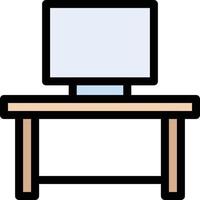 ufficio tavolo vettore illustrazione su un' sfondo.premio qualità simboli.vettore icone per concetto e grafico design.