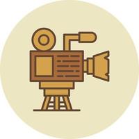 video telecamera creativo icona design vettore