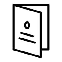 piegato carta icona. semplice elemento simbolo per modello design. può essere Usato per sito web e mobile applicazione. vettore. vettore