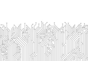 astratto sfondo digitale con struttura del circuito di tecnologia. illustrazione della scheda madre elettronica. comunicazione e concetto di ingegneria. illustrazione vettoriale