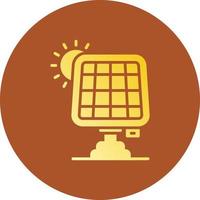 solare pannello creativo icona design vettore