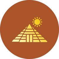 piramide creativo icona design vettore