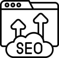 SEO vettore icona design