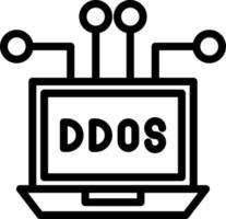 ddos vettore icona design