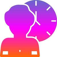tempo gestione vettore icona design