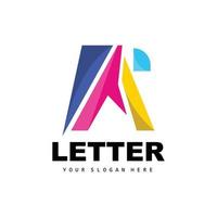 un' lettera logo, lettera logotipo vettore, Prodotto marca disegno, azienda iniziali, costruzione, formazione scolastica vettore