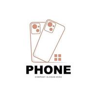 smartphone logo, comunicazione elettronica vettore, moderno Telefono disegno, per azienda marca simbolo vettore