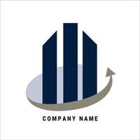 imposta azienda design logo, adatto per imposta azienda, imposta consulente, uditore azienda, contabile pubblico azienda, eccetera. vettore
