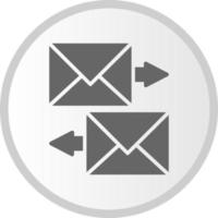 scambio mail vettore icona