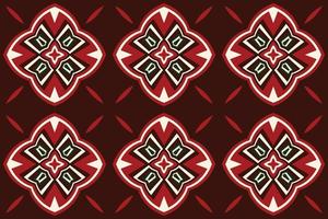 africano kente stoffa Stampa tribale senza soluzione di continuità modello tradizionale etnico orientale design per il sfondo. popolare ricamo, indiano, scandinavo, zingaro, messicano, africano tappeto, sfondo. vettore