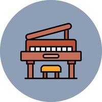 pianoforte creativo icona design vettore