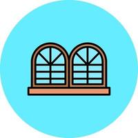 finestra creativo icona design vettore