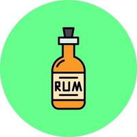 Rum creativo icona design vettore