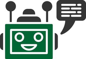 chatbot creativo icona design vettore