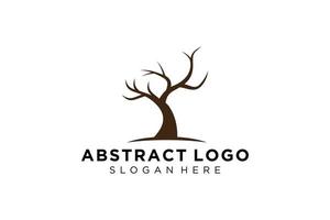 verde albero logo design naturale e astratto foglia. vettore