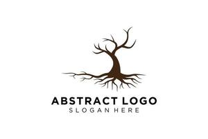 verde albero logo design naturale e astratto foglia. vettore