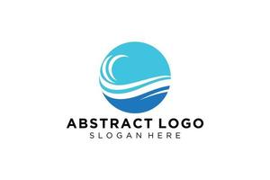 astratto acqua onda spruzzo logo simbolo e icona design. vettore