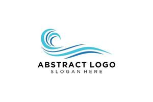 astratto acqua onda spruzzo logo simbolo e icona design. vettore