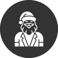 Santa Claus creativo icona design vettore