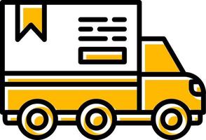 consegna camion creativo icona design vettore