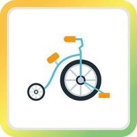 circo bicicletta creativo icona design vettore