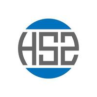 hz lettera logo design su bianca sfondo. hz creativo iniziali cerchio logo concetto. hz lettera design. vettore