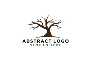 verde albero logo design naturale e astratto foglia. vettore