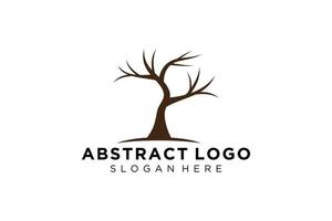 verde albero logo design naturale e astratto foglia. vettore