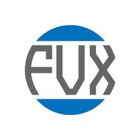 fvx lettera logo design su bianca sfondo. fvx creativo iniziali cerchio logo concetto. fvx lettera design. vettore