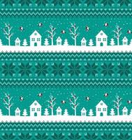 a maglia Natale e nuovo anno modello. lana maglieria maglione design. sfondo involucro carta tessile Stampa.