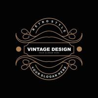 retrò Vintage ▾ disegno, lussuoso minimalista vettore ornamento logo, con mandala e batik stile, Prodotto marca illustrazione, invito, striscione, moda