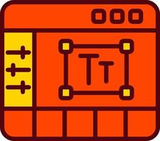 testo editore vettore icona