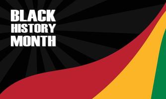 celebrare il mese della storia nera. illustrazione vettoriale design grafico storia nera mese