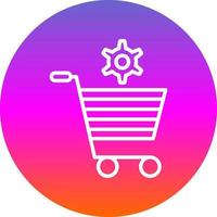 e-commerce soluzioni vettore icona design