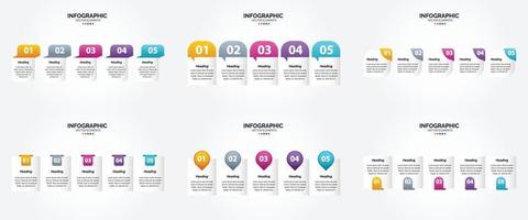 vettore illustrazione infografica piatto design impostato per pubblicità opuscolo aviatore e rivista