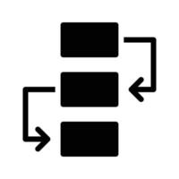 illustrazione vettoriale del diagramma di flusso su uno sfondo simboli di qualità premium. icone vettoriali per il concetto e la progettazione grafica.