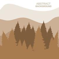 astratto foresta montagne vettore illustrazione sfondo design