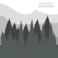 astratto foresta montagne vettore illustrazione sfondo design