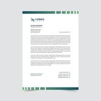 professionale carta intestata modello design vettore illustrazione