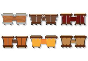 Set vettoriale Bongo