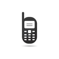 semplice telefonino aggeggio logo tecnologia vettore icona illustrazione