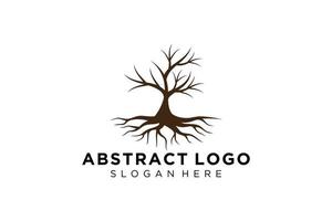 verde albero logo design naturale e astratto foglia. vettore