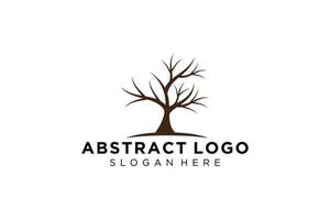 verde albero logo design naturale e astratto foglia. vettore