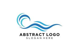 astratto acqua onda spruzzo logo simbolo e icona design. vettore