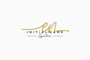 iniziale it firma logo modello vettore. mano disegnato calligrafia lettering vettore illustrazione.