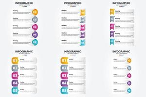 vettore illustrazione infografica piatto design impostato per pubblicità opuscolo aviatore e rivista