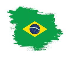 gratuito spazzola ictus brasile bandiera vettore Immagine
